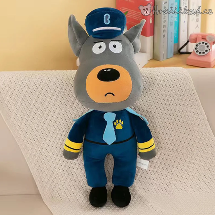 Plyšový Sheriff Labrador a Vlk 30 cm | Plyšák z animovaného seriálu
