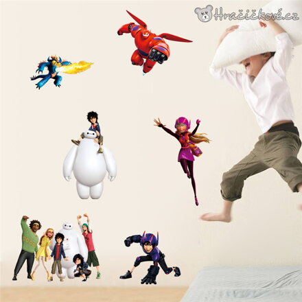 Velká šestka (Big Hero 6), samolepka na zeď