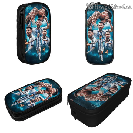 Messi školní fotbalový penál | Penál na zip pro fanoušky Lionela Messiho