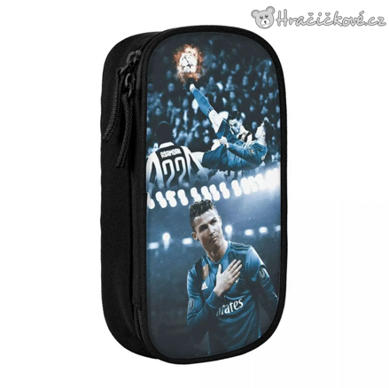 Ronaldo školní fotbalový penál | Penál na zip pro fanoušky Cristiana Ronalda
