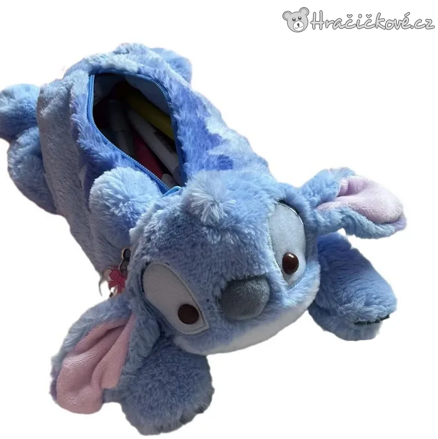 Stitch školní penál | Plyšový penál Lilo a Stitch pro děti