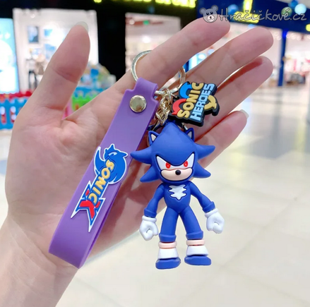 Klíčenka Sonic 6–8 cm | Přívěšek Ježek Sonic 6 typů