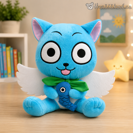 Plyšový Happy Fairy Tail 18 cm | Plyšák Happy z anime Fairy Tail