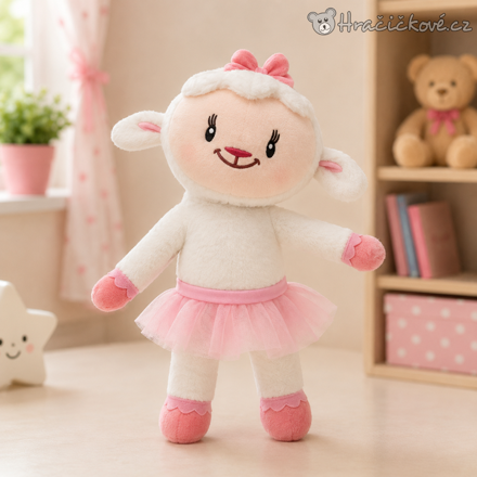 Plyšová ovečka Lambie Doktorka Plyšáková 30 cm | plyšák Doc McStuffins
