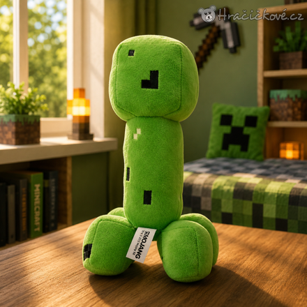 Minecraft plyšový Creeper 18 cm | Plyšák Minecraft pro děti