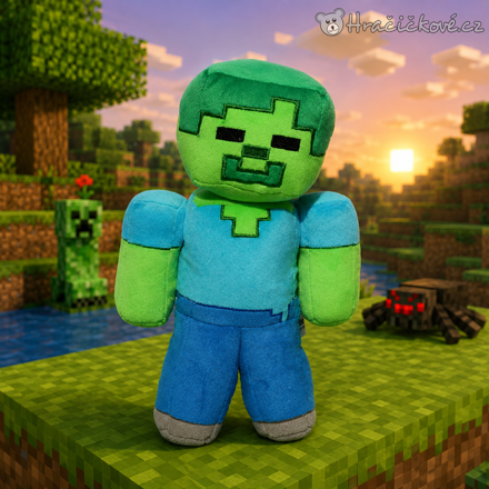 Minecraft plyšový Steve 18 cm | Plyšák Minecraft pro děti