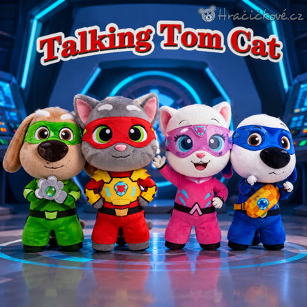 Plyšáci My Talking Tom 26 cm | Plyšový Talking Tom pro děti, typ 2