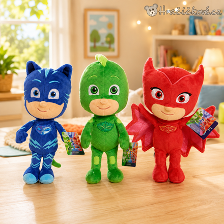 Plyšové postavičky Pyžamasky | PJ Masks plyšáci 3 ks