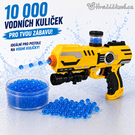 Vodní náboje do Nerf pistolí 10 000 ks | Gelové kuličky pro dětské pistole