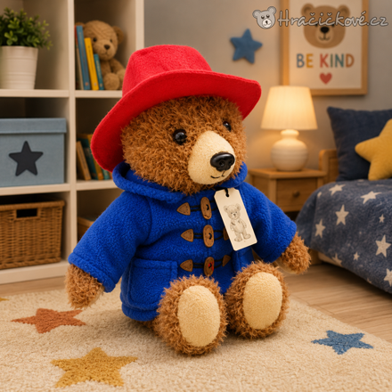 Plyšový medvěd Paddington | Plyšák Paddington Bear pro děti 28cm