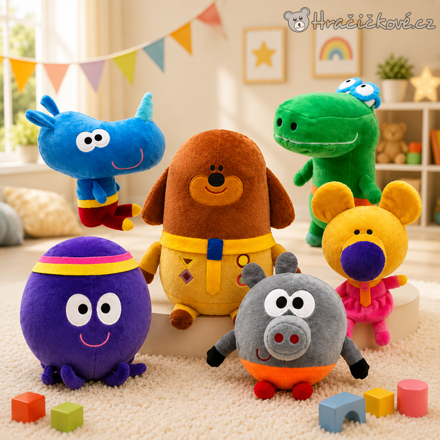 Plyšáci ze seriálu Hey Duggee, vel. 23cm