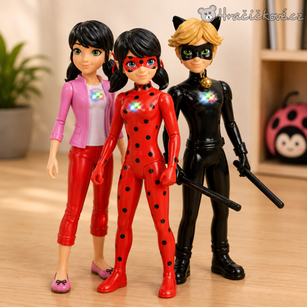 Figurky Kouzelná Beruška a Černý kocour 3 ks | Miraculous figurky 12 cm