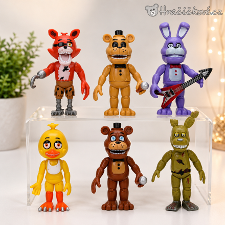 Figurky Five Nights at Freddy's 6 ks | Sada hororových postaviček FNAF