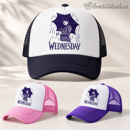 Dětská kšiltovka Wednesday Addams | Kšiltovka Wednesday typ 1