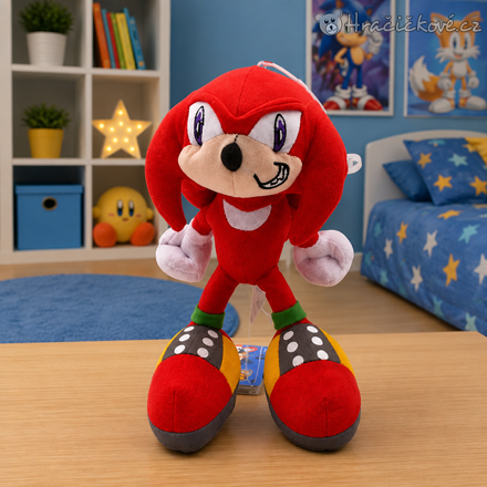 Plyšák Knuckles the Echidna Sonic 20 cm | Plyšový Ježek Sonic pro děti