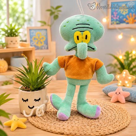 Plyšový Sépiák SpongeBob | Plyšák Squidward Tentacles 25 cm