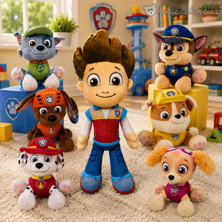 Plyšáci Psí Patrola Paw Patrol 18–30 cm | Plyšové hračky Tlapková patrola