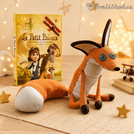 Liška z pohádky Malý princ 40/60 cm | Plyšová liška The Little Prince
