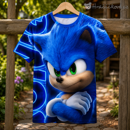 Dětské tričko Ježek Sonic | Tričko Sonic the Hedgehog – Velký Sonic