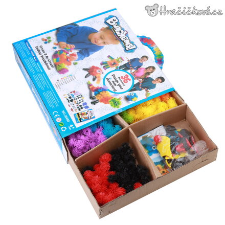 400 ks vzdělávací puzzle Bunchems | Kreativní stavebnice pro děti