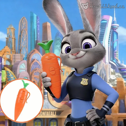 Zootropolis mrkvová propiska s hlasovým záznamníkem | Judy Hopps