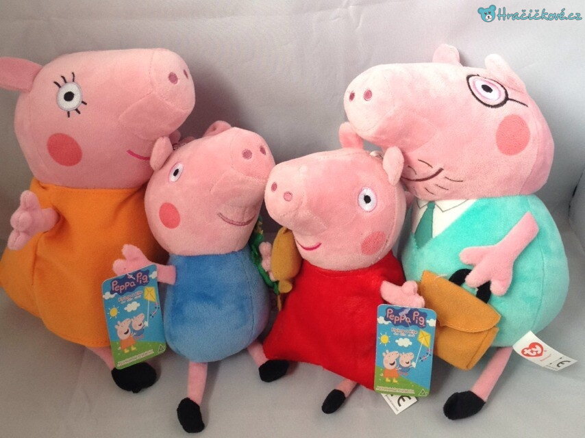 Prasatko Peppa Pepina Peppa Pig 4ks Rodina