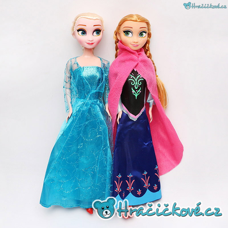 2x Panenka Elza A Anna Z Ledoveho Kralovstvi Frozen Vel 28 Cm