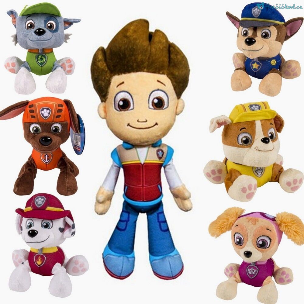 Plysove Hracky Z Pohadky Tlapkova Patrola Paw Patrol