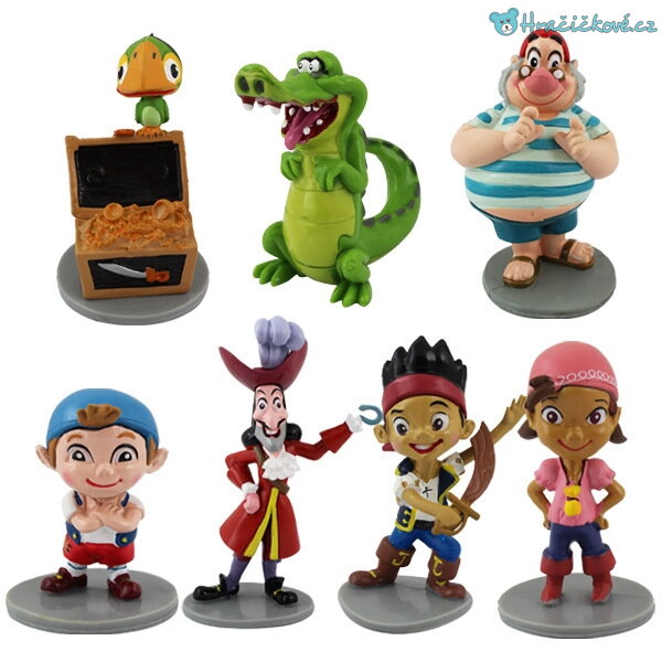 Figurky Jake A Pirati Ze Zeme Nezeme 7ks