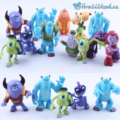 Figurky Příšerek s.r.o. 12 kusů (Monsters University)