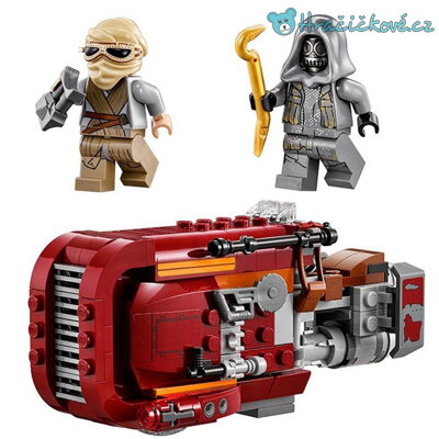 Star Wars Rey a Speeder kosmická loď (stavebnice typu Lego)
