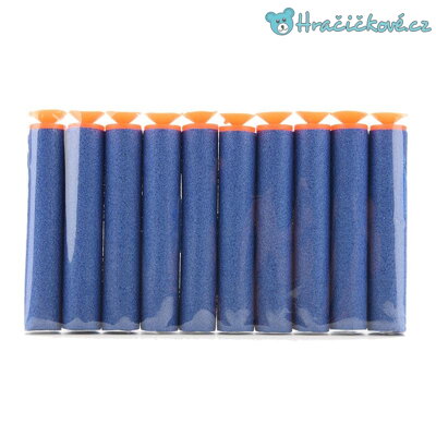 Náhradní náboje (šipky) s příchytkami do pistole Nerf 100 Ks 7.2cm 