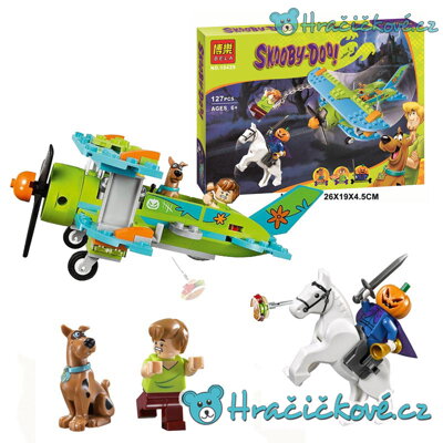 Scooby Doo v letadle, 127 ks (stavebnice typu Lego)