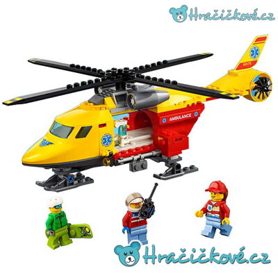 Záchranářský vrtulník, 212 dílků (stavebnice typu Lego)