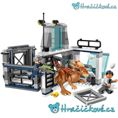 Jurský park – útěk dinosaura, 234 dílků (stavebnice typu Lego)