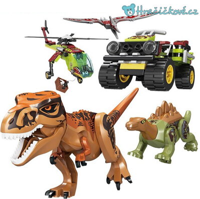 Jurský park – útěk dinosaura, 319 dílků (stavebnice typu Lego)
