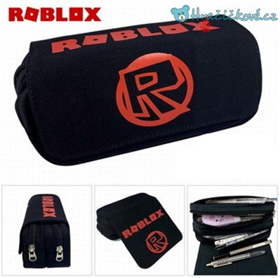 Školní penál na zip Roblox, 2 zipy – typ 2