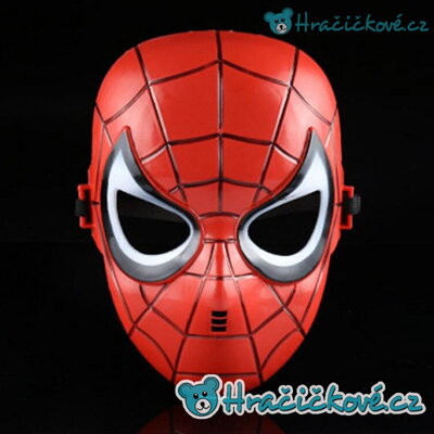 Svítící LED maska Spiderman
