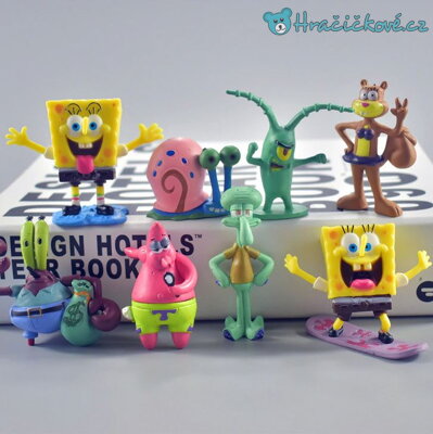 SpongeBob roztomilé figurky 8ks 