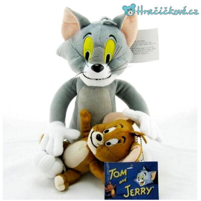 Plyšový Tom a Jerry, set 2ks