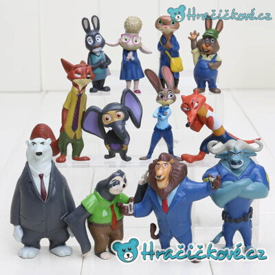 Zootropolis sada figurek, 12 kusů