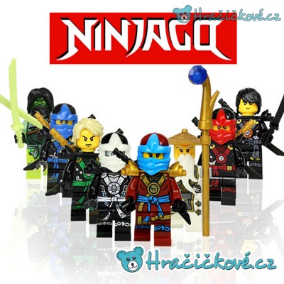 Ninjago figurky, 8ks (stavebnice typu Lego)