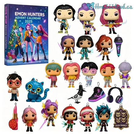 Adventní kalendář s figurkami K-pop: Lovkyně démonů (Demon Hunters) Adventní kalendář s figurkami K-pop: Lovkyně démonů (Demon Hunters)