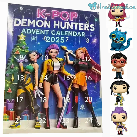 Adventní kalendář s figurkami K-pop: Lovkyně démonů (Demon Hunters) Adventní kalendář s figurkami K-pop: Lovkyně démonů (Demon Hunters)