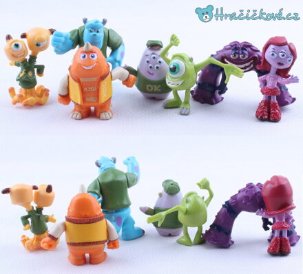 Figurky Příšerek s.r.o. 12 kusů (Monsters University)