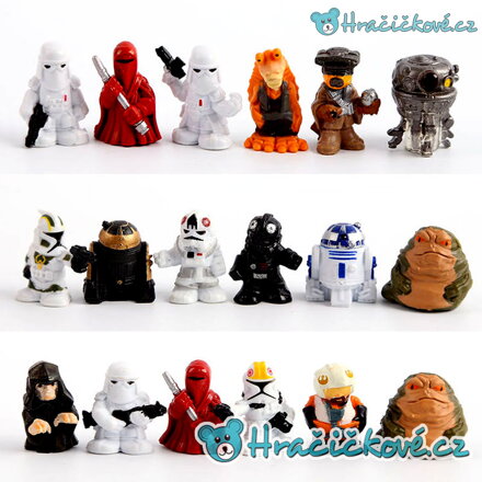 Mini figurky Star Wars, 18 ks