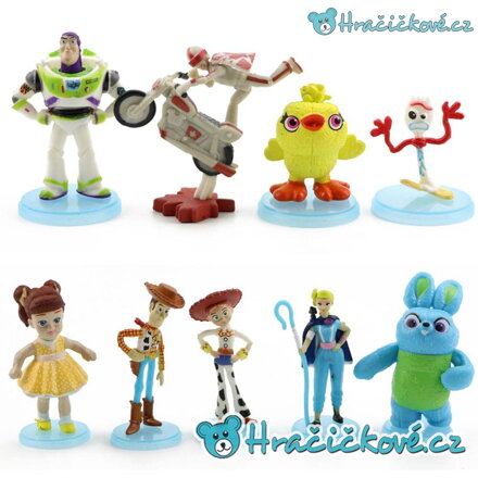 Figurky z pohádky Toy Story 4, vel. 5-8cm, 9 ks