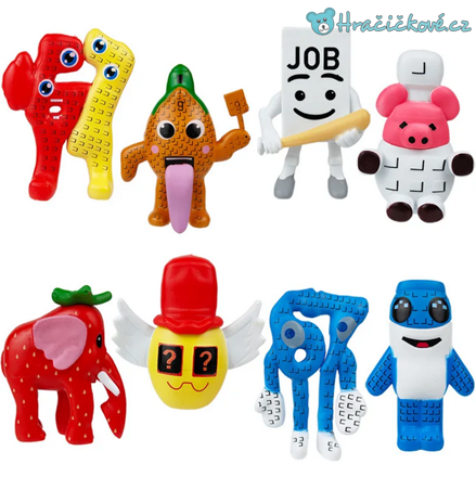 Figurky z Roblox hry Steal a Brainrot, 8ks