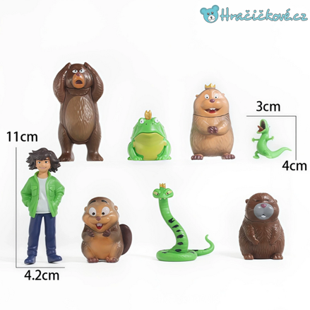 Figurky z filmu Na skok do divočiny (2026) Hoppers, 8ks