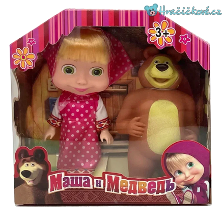 Figurky Máša z pohádky Máša a medvěd (Masha Bear), 4 typy